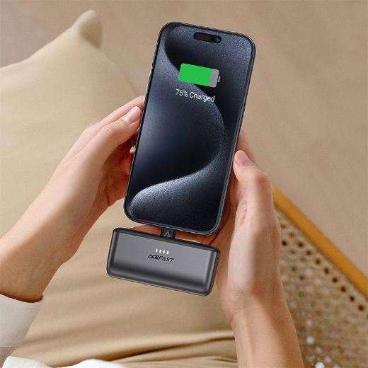 Picture of AceFast M9 5000mAh PD 20W Capsule Power Bank Type-C - Black