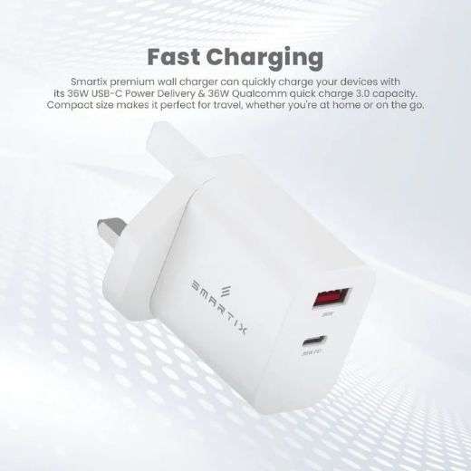 Picture of Smartix Premium Wall Adaptor 36W SX36W - White