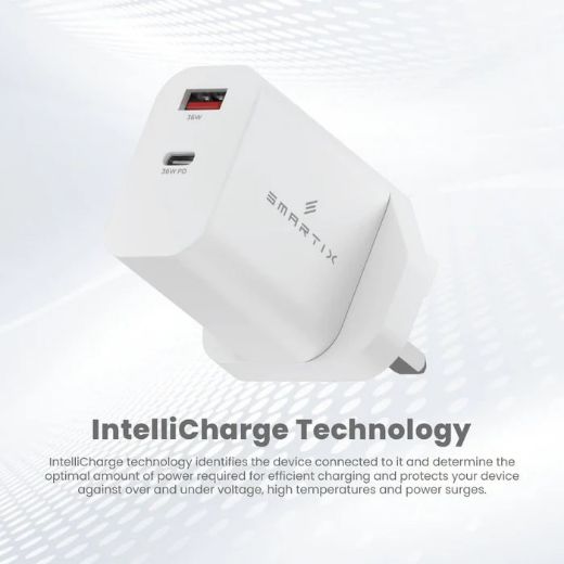 Picture of Smartix Premium Wall Adaptor 36W SX36W - White