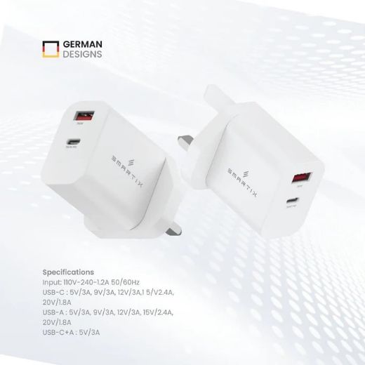 Picture of Smartix Premium Wall Adaptor 36W SX36W - White