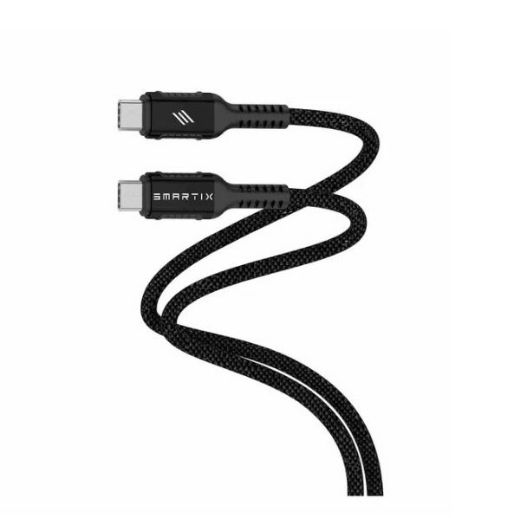 Picture of Smartix Premium Cable USB-C to USB-C Nylon 240W - Black