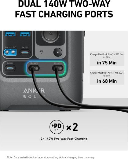 Picture of Anker SOLIX C300 DC Portable Power Station (288Wh) - Black