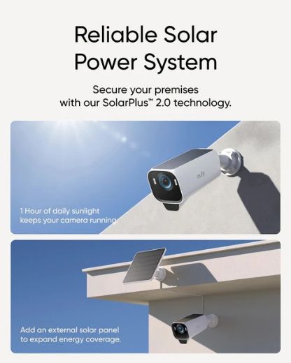 Picture of Eufy Cam S3 Pro 4K add on Camera - Black/White 
