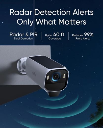 Picture of Eufy Cam S3 Pro 4K add on Camera - Black/White 