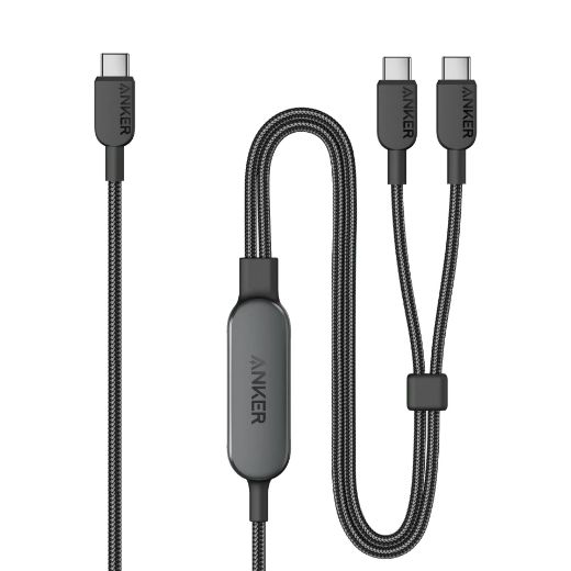 Picture of Anker 2-in-1 USB-C to USB-C Cable 140W 1.2M - Black 