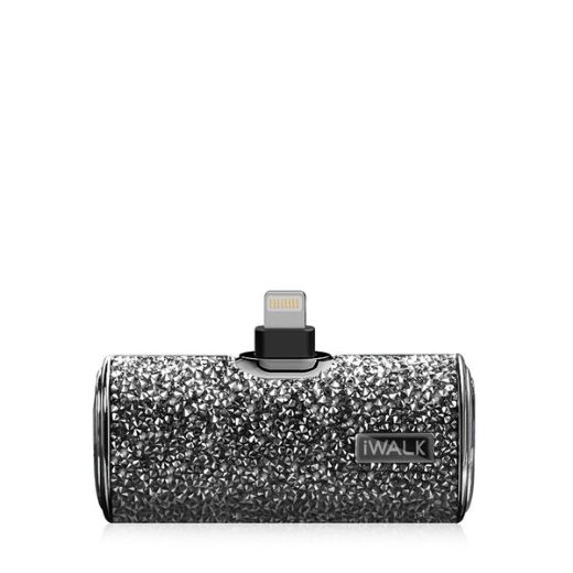 Picture of iWALK Secret 4500mAh Built-in Lightning Sparkly Diamond - Black