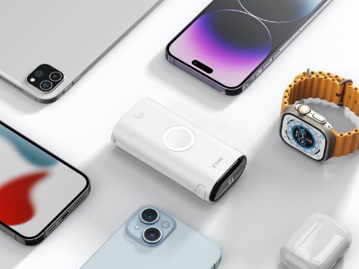 Picture of iWalk LinkPod W2 10000mAh 30W PD Power Bank Built-in Two Fast Charging Cable - White